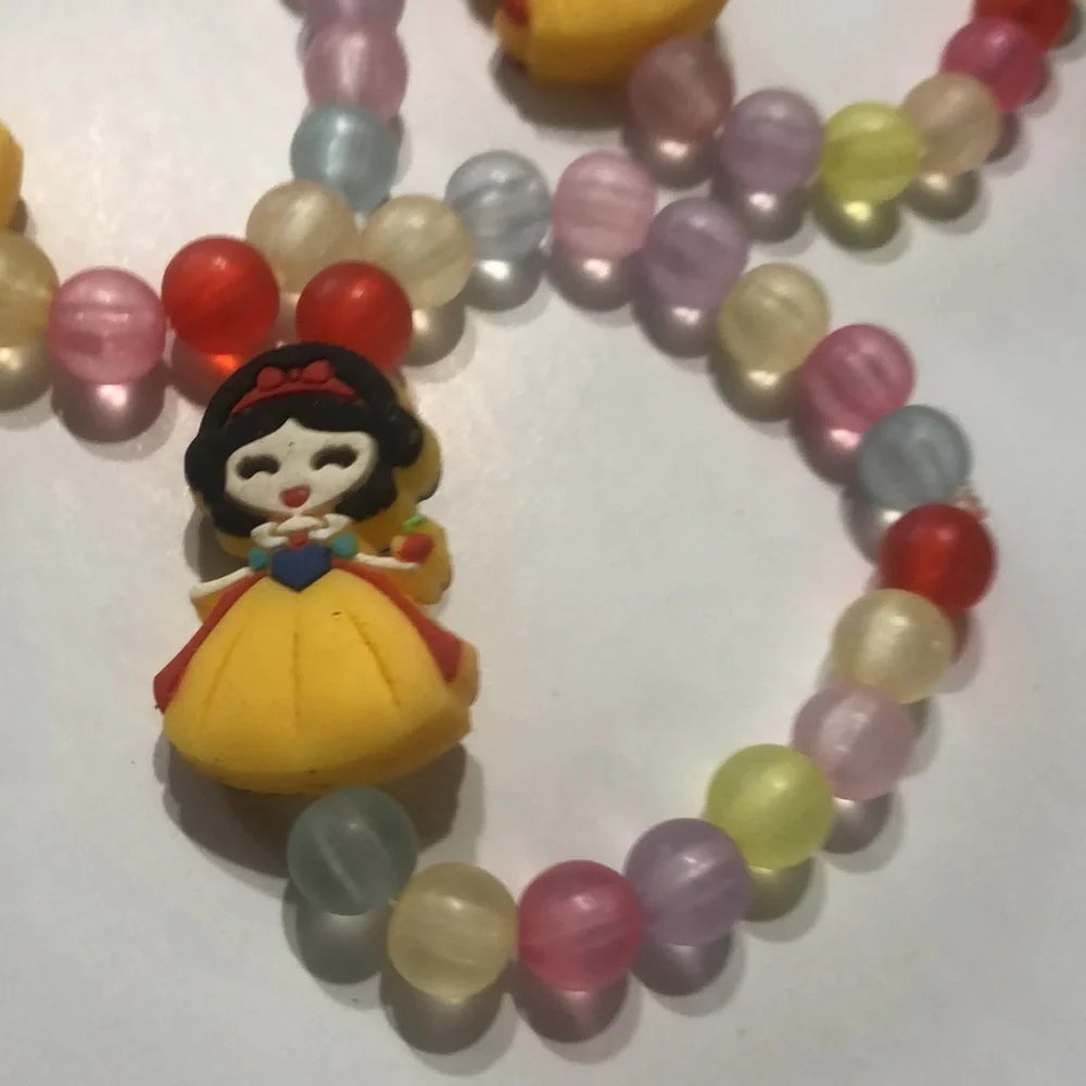Snow White Glass Beaded Bracelets